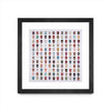 \"Gorgeous Crowd\" Matted and Framed Black 36x36 Wall Art