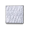 \"Contemplating Style\" Canvas Framed Black 20x20 Wall Art