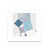 \"Bay Bridge V1\" Matted and Framed White 30x30 Wall Art