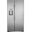 GE 36\" 21.8 Cu. Ft. Side-by-Side Refrigerator - Stainless - GZS22IYNFS