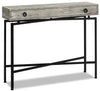 Harper 42.5\" Sofa Table with Drawer - Grey Reclaimed Wood-Look