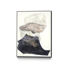 \"Organza 3\" Canvas Framed Black 30x40 Wall Art