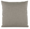 Linen-Look Fabric Accent Pillow - Cabo Smoke