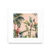 \"Tropicano Ii\" Matted and Framed White 30x30 Wall Art