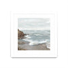 \"Beautiful Bay\" Matted and Framed White 36x36 Wall Art