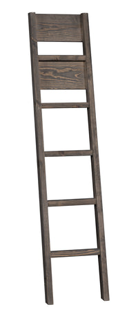 Piper Bunk Bed Ladder for Kids, Solid Pine Wood - Driftwood Grey