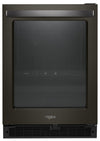 Whirlpool 24\" 5.2 Cu. Ft. Undercounter Wine Refrigerator - Black Stainless - WUB50X24HV