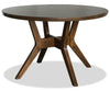 Chelsea Dining Table, 48\"W Round - Walnut Brown