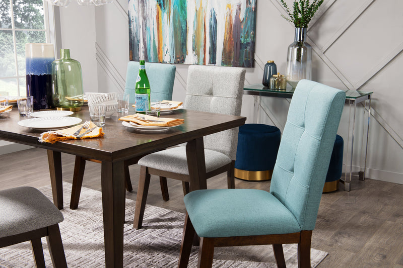 Chelsea Dining Table, 60\"W - Grey/Brown