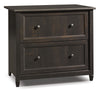 Edge Water 33.3\" 2-Drawer Filing Cabinet - Estate Black