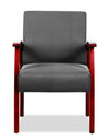 Tygerclaw Mid Back Fabric Guest Chair (Cherry)