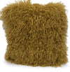 Mongolian 16\" Square Accent Pillow - Mustard