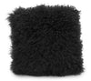Mongolian 16\" Square Accent Pillow - Black