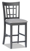 Dena Counter-Height Dining Chair - Grey-Brown