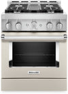 KitchenAid 4.1 Cu. Ft. Smart Dual Fuel Range with Self-Clean - Milkshake - KFDC500JMH