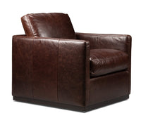 Lucca Accent Chair - Chocolate
