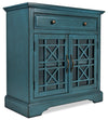 Marseille 32\" Accent Cabinet with Drawer - Antique Blue
