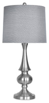 27.25\" Brushed Nickel Table Lamp