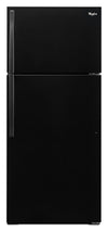 Whirlpool 28\" 14 Cu. Ft. Top-Mount Refrigerator - Black - WRT314TFDB