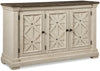 Isla Dining Server with Storage, 57.8\"W - Antique White