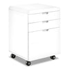 Hobson 18.25\" 3-Drawer Filing Cabinet - Glossy White