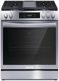 Frigidaire Gallery 6 Cu. Ft. Gas Range With Total Convection and Air Fry - Smudge-Proof® Stainless S…