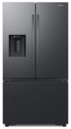 Samsung 36\" 31 Cu. Ft. Full Depth French-Door Refrigerator - Matte Black Steel - RF32CG5400MTAA