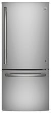 GE 30\" 20.9 Cu. Ft. Bottom-Mount Refrigerator - Stainless Steel Fingerprint Resistant - GDE21DYRKFS