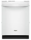 Whirlpool 24\" 44 dBA Built-In Top-Control Dishwasher - White - WDT550SAPW