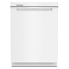 Whirlpool 24\" 47 dBA Built-In Top-Control Dishwasher - White - WDTA50SAKW