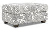 Made in Canada Customizable Sofa Lab The Trunk 39\" Fabric Storage Ottoman - Dalmatian Multicolour