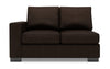 Sofa Lab Track LAF Loveseat - Luxury Chocolate