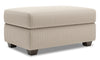 Made in Canada Customizable Sofa Lab The Trunk 39\" Fabric Storage Ottoman - Mushroom Beige