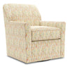 Made in Canada Sofa Lab Customizable Swivel 31\" Fabric Accent Chair - Garden Multicolour