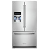 KitchenAid 36\" 26.8 Cu. Ft. French-Door Refrigerator - Stainless Steel with PrintShield™ Finish - KRFF577KPS