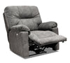 Made in Canada Gybson 38\" Fabric Power Reclining Chair - Grey