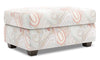 Made in Canada Customizable Sofa Lab The Trunk 39\" Fabric Storage Ottoman - Eden Multicolour