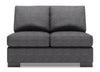 Sofa Lab Track Armless Loveseat - Luxury Charcoal