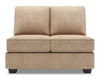 Sofa Lab Roll Armless Loveseat - Luxury Taupe
