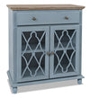 Carmine 31\" Accent Cabinet with Glass Doors - Blue