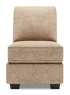 Sofa Lab Roll Armless Chair - Luxury Taupe