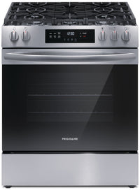 Frigidaire 5.1 Cu. Ft. Gas Range With Quick Preheat and Five Burner Cooktop - Stainless Steel - FCFG…