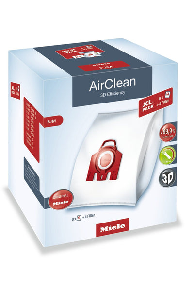 Miele AirClean 3D Efficiency FJM 8-Pack Dustbags - 10455190