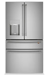 Cafe 36\" 22.3 Cu. Ft. Quad Door Refrigerator - Stainless - CXE22DP2PS1