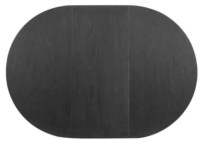 Dena Counter-Height Dining Table with 42-60\"W Extension, Round  - Grey