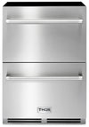 Thor 24\" 5.4 Cu. Ft. 2 Drawer Refrigerator - Stainless Steel - TRF24U