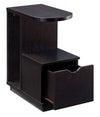 Torry 11.5\" Chairside Table with Drawer - Red Cocoa