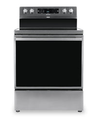Hisense 5.8 Cu. Ft. Electric Range With Air Fry and European Convection - Stainless Steel - HBE3501C…