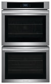 Frigidaire 30\" 5.3/5.3 Cu. Ft. Electric Double Wall Oven with Fan Convection - Stainless Steel - FCWD3027AS