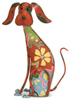 Metal Dog Statue – 12\" x 17\"